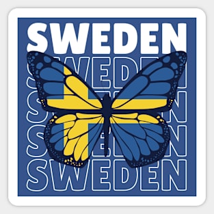 I Love Sweden // Swedish Flag // Swedish Pride Sticker